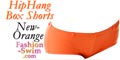 nor019s-hip hanger shorts box pants
