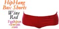 wi019s-hip hanger shorts box pants