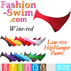 lowrise bikini pants-ladies swimwear